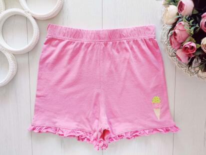 6,7 років, зріст 122 Рожеві трикотажні шорти