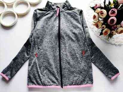 8 років, зріст 128 Кофта на блискавці для дівчинки