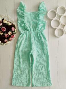 7,8 років, зріст 128 Шикарний м'ятний літній ромер зі штанами