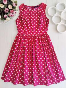 8\36 Легка літня сукня в сердечках