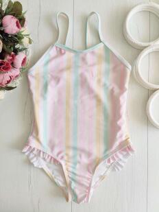 5,6 лет, рост 116 Нежный детский купальник