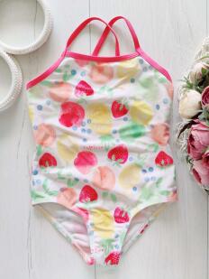 18,24 міс, зріст 92 Гарний дитячий купальник у полуничках