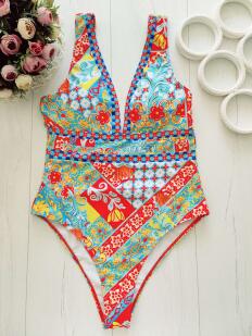 L Яркий женский купальник