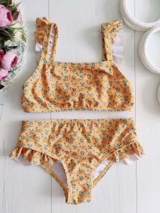 5,6 років, зріст 116 Роздільний дитячий купальник