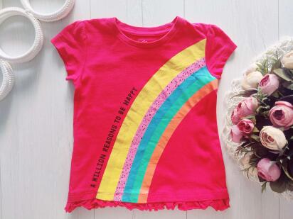 4 роки, зріст 104 Футболка з веселкою