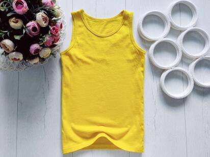 9,10 лет, рост 134,140 Желтая майка