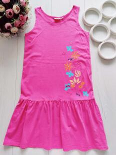 11,12 лет, рост 146,152 Розовый сарафан