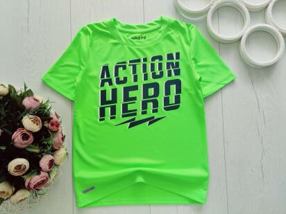 6 років, зріст 116 Салатова спортивна футболка