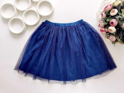 8-9 років, зріст 134-140 Спідниця фатин блищить