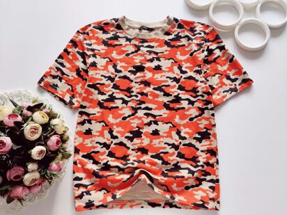 10,11 лет, рост 140,146 Футболка камуфляж