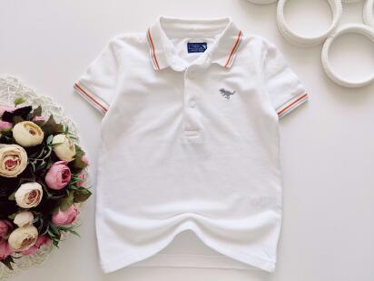 2,3 года, рост 98 Красивое белое поло