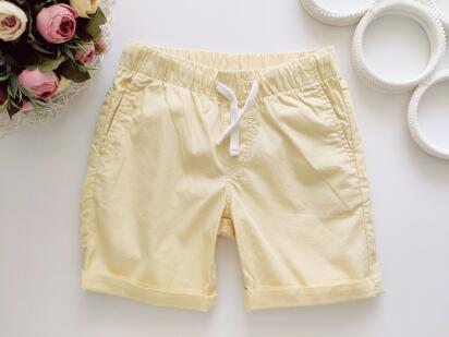 3,4 роки, зріст 104 Легкі жовті бавовняні шорти