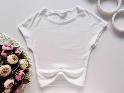 S Біла футболка супер сретч