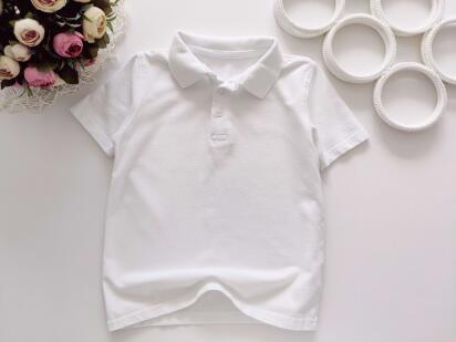 5,6 лет, рост 110,116 Поло белое