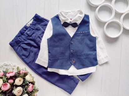 12,18 міс, зріст 80,86 Ошатний брючний костюм (комплект набірний)