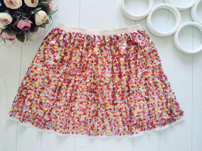 9,10 років, зріст 140 Спідниця в паєтках