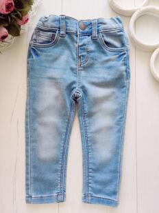 12,18 міс, зріст 86 М'які блакитні дитячі джинси
