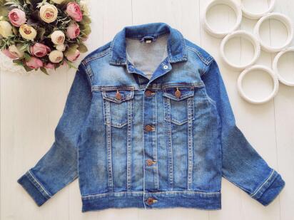 8,9 років, зріст 134 Дитяча джинсівка