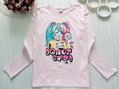 12,14 років, зріст 158,164 Новий лонгслів для дівчинки