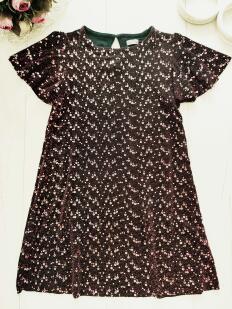 7 лет, рост 122 Нарядное деткое платье в пайетках