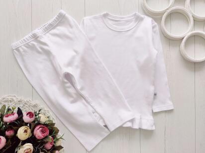 2,3 роки, зріст 92,98 Новий білий трикотажний костюм