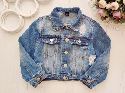 5 лет, рост 110 Модная джинсовка