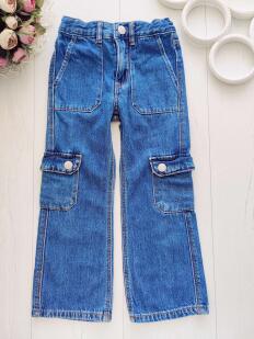 4,5 лет, рост 110 Джинси карго для девочки