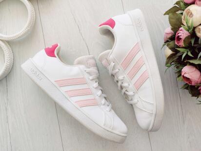 35,5 (23 см) Білі шкіряні кросівки для дівчинки