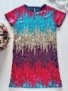 10,11 років, зріст 140,146 Ошатне блискуче плаття в паєтках