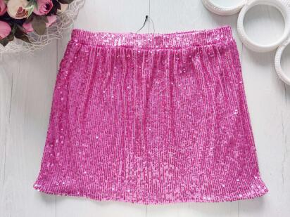 11,12 років, зріст 146,152 Нова блискуча спідниця в паєтках