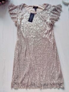 10\38 Новое женское блестящее платье в пайетках