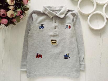 2,3 года, рост 92,98 Поло мальчику длинный рукав