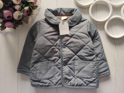 9,12 міс, зріст 80 Нова стьобана демі курточка на флісі
