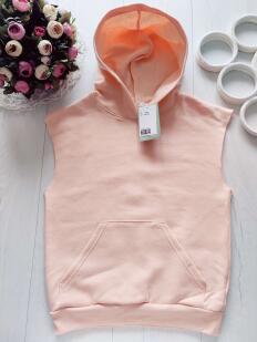 11,12 лет, рост 146,152 Новая жилетка- худи на флисе