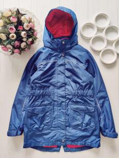 11,12 років, зріст 146,152 Курточка на флісі + вітровка 2в1 TCM