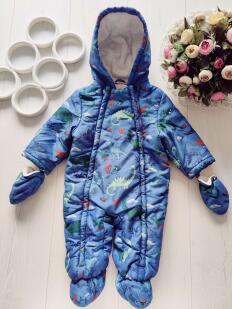 6,9 міс, зріст 68,74 Теплий комбмнезон на синтепоні