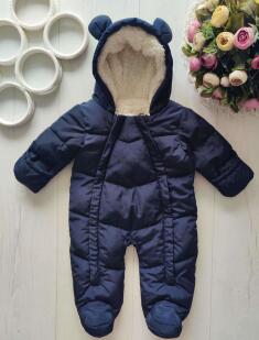 0-3 міс, Теплий комбінезон на синтепоні