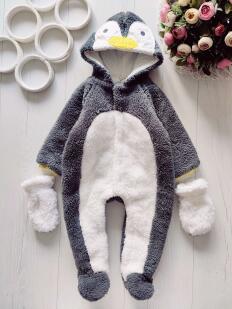 9 міс, зріст 74 Теплий комбінезон на синтепоні з рукавицями