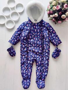 9,12 міс, зріст 74,80 Теплий комбінезон на синтепоні