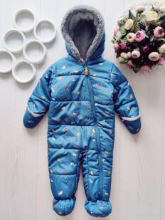 9,12 міс, зріст 80 Теплий комбінезон холлофайбер