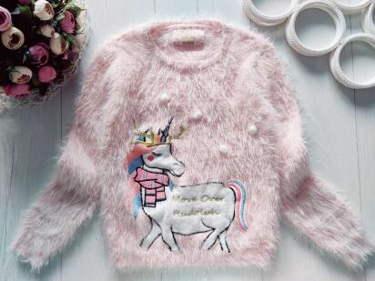 10,11 років, зріст 146 Светр з єдинорогом