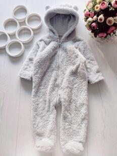 9,12 мес, рост 80 Теплый махровый человечек