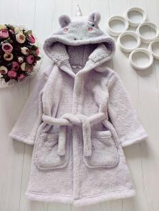 3,4 года, рост 104 Халат для девочки единорог