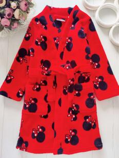 3,4 года, рост 104 Теплый махровый халат с микки