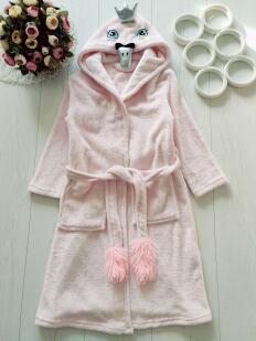 7,8 лет, рост 122,128 Теплий махровий халат с короной