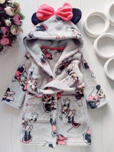 6,9 мес, рост 74 Теплий махровый хлат микки маус