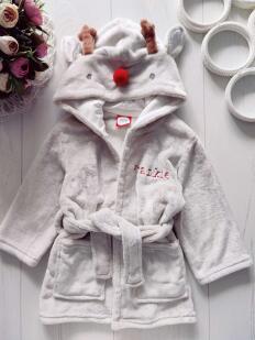 0-6 міс, Теплий махровий хлат з ріжками