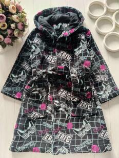 5,6 років, зріст 110,116 Теплий махровий халат джостик