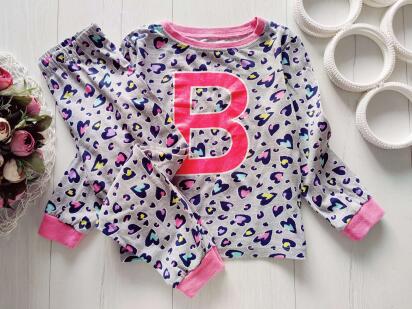 4,5 лет, рост 104,110 Трикотажная пижама для девочки