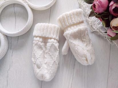 6-12 мес, Новые варежки на флисе